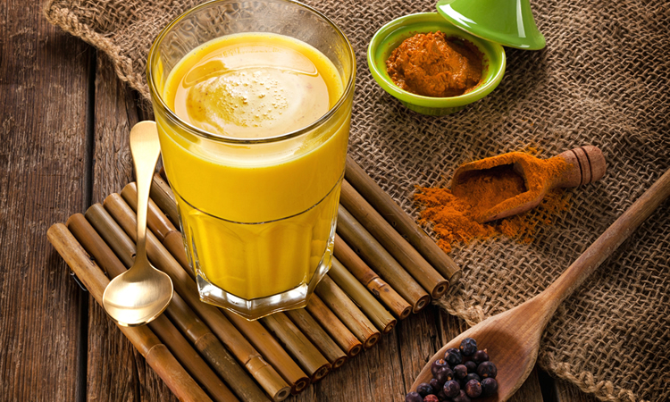 turmeric powder benefits milk